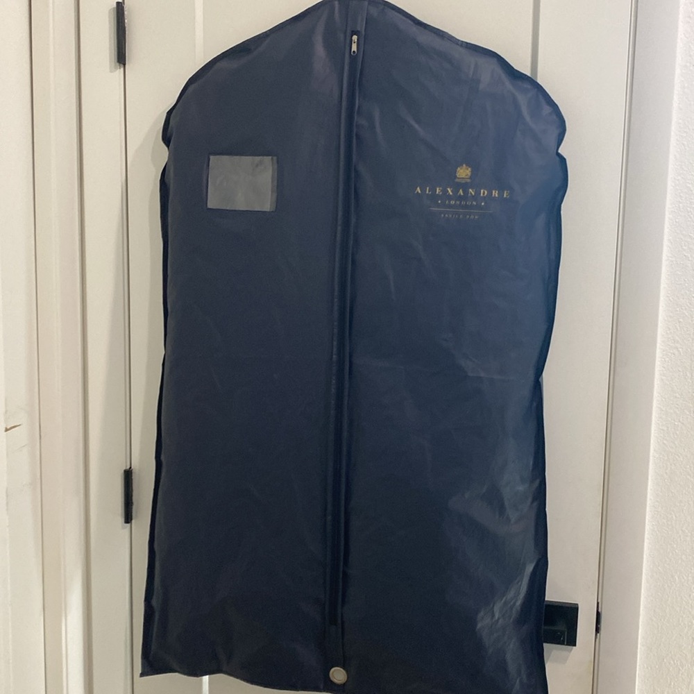 NWT Alexandre London Pure Wool Navy Blazer / Sports Coat |Size 46 Regular - Picture 15 of 15